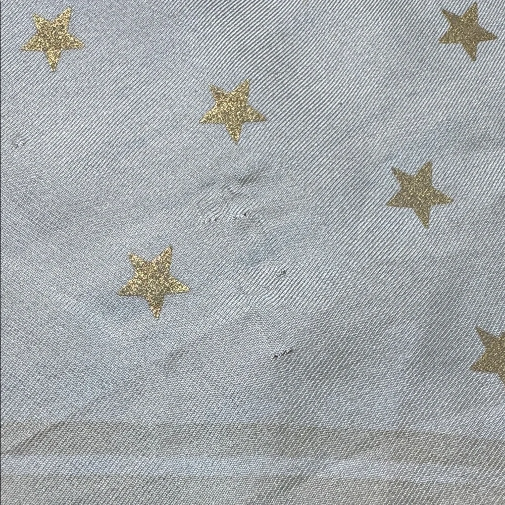 COACH STAR PRINT SILK DIAMOND SCARF